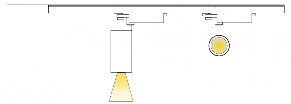 STK LED sínbe helyezés