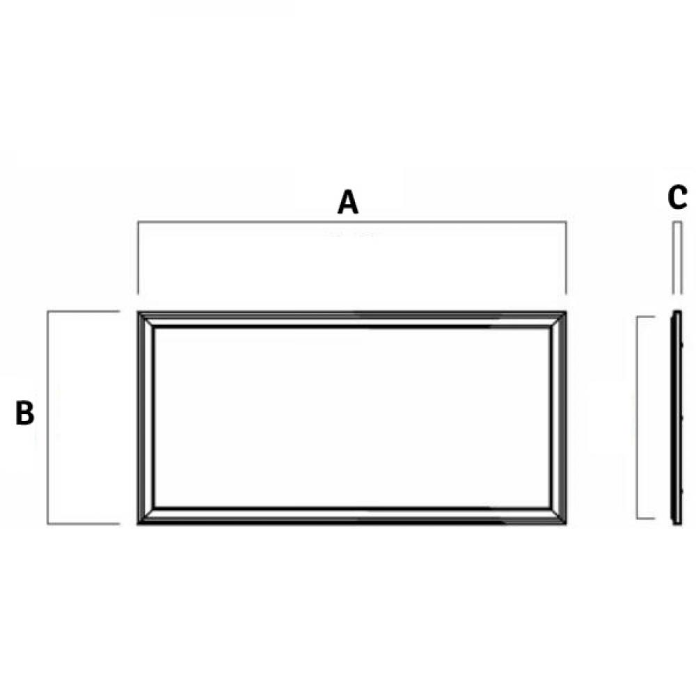 LED PANEL UGR 30x60 méret