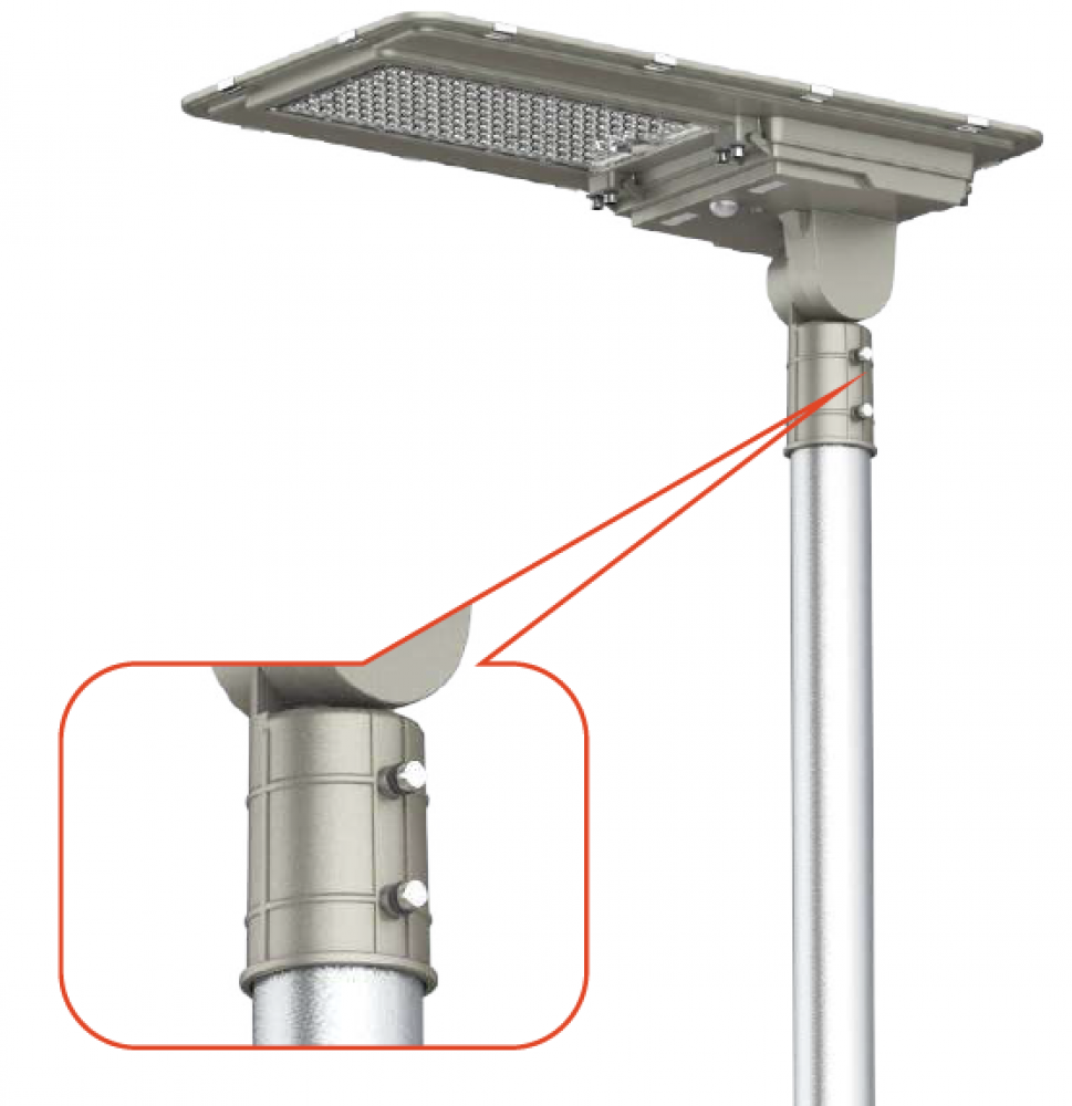 Solar LED CP könnyű szerelhetőség