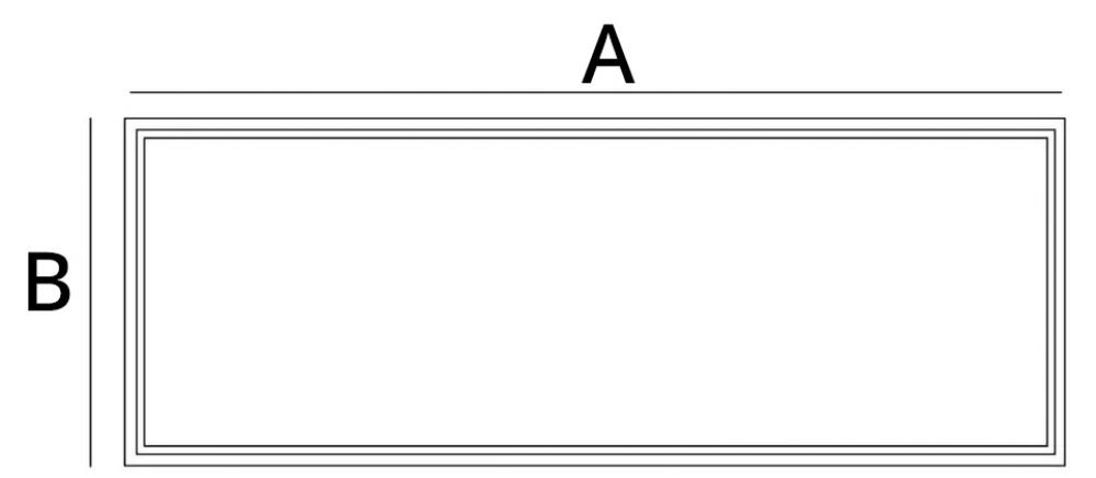 SR LED Panel méret 60x30