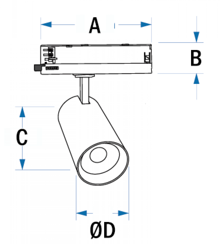 STK LED méret
